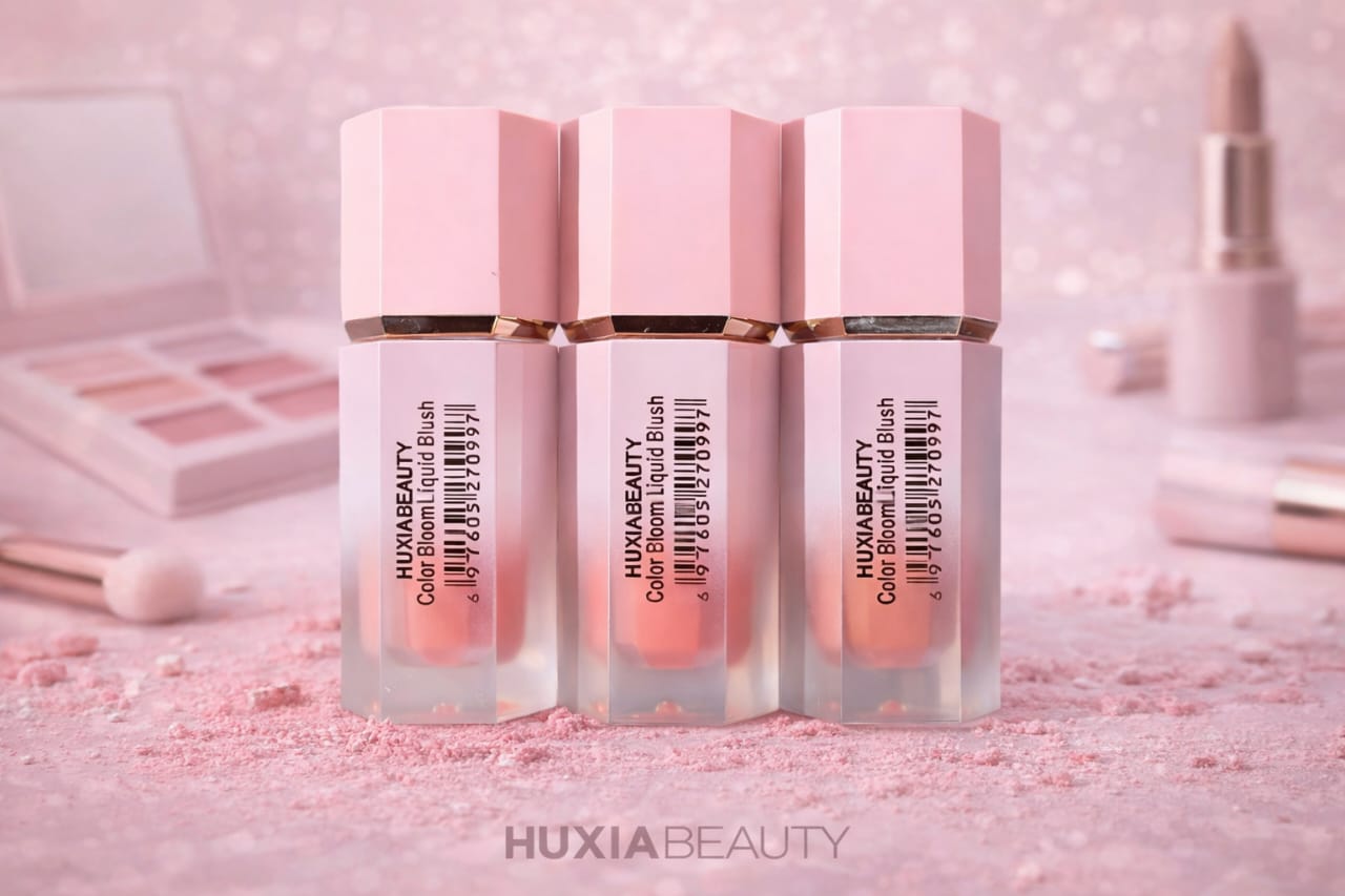 HUXIA Beauty Liquid Blush Set β Available in 3 in 1 & 6 in 1 | Long Lasting Natural Glow