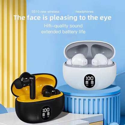 3.1 Special Edition Display Earbuds STEREO Wireless Bluetooth Earbuds With ANC | Mic in-Ear Headphones with LED Display